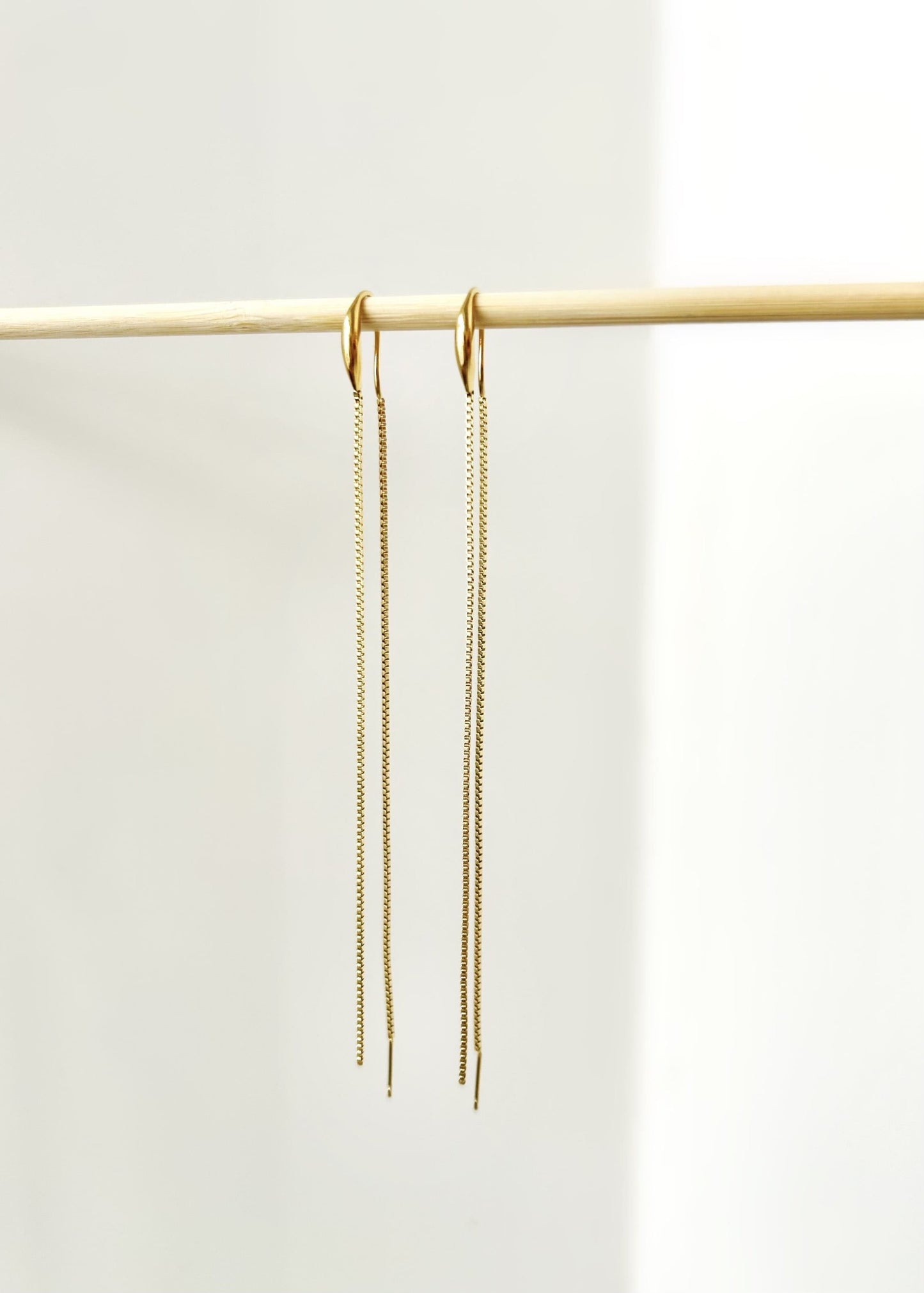 Pendientes doble cadena