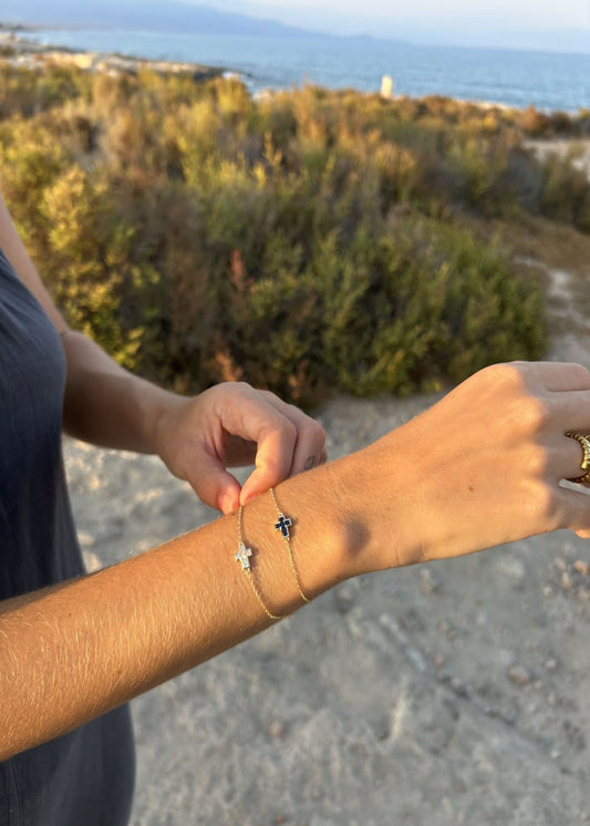 Pulsera cruz