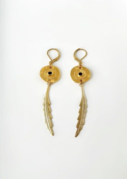 Pendientes hoja