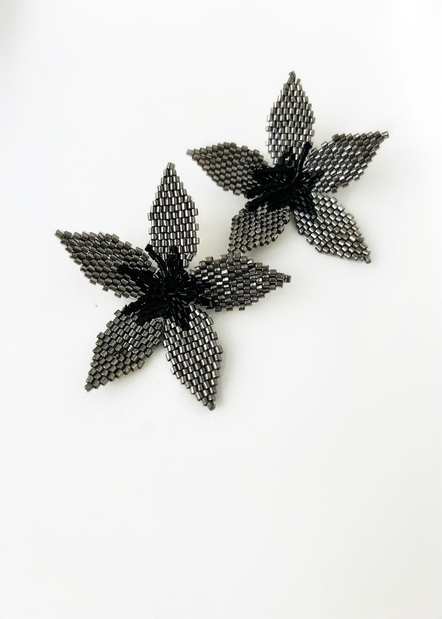 Pendientes flor cristal