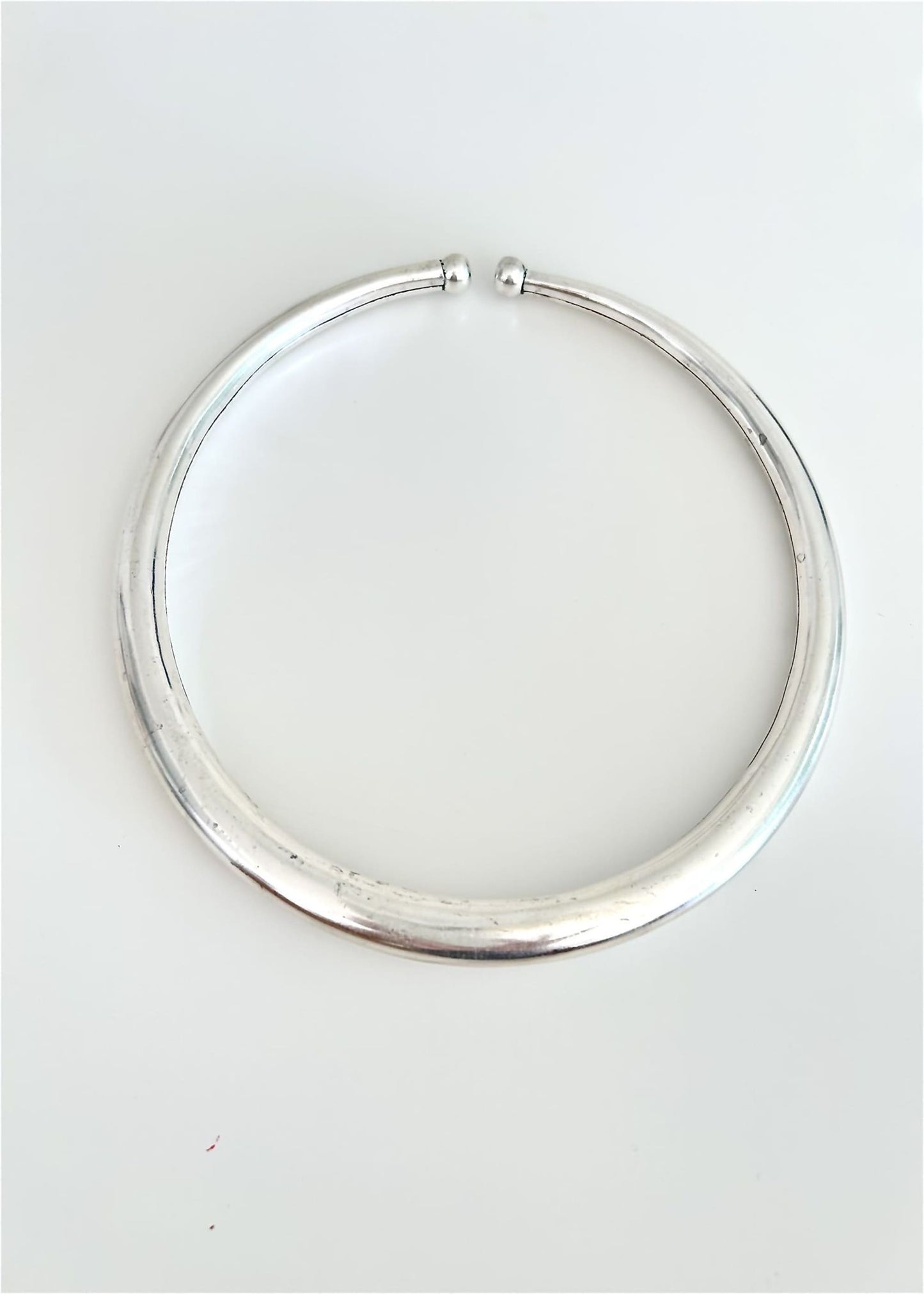 Choker plateado
