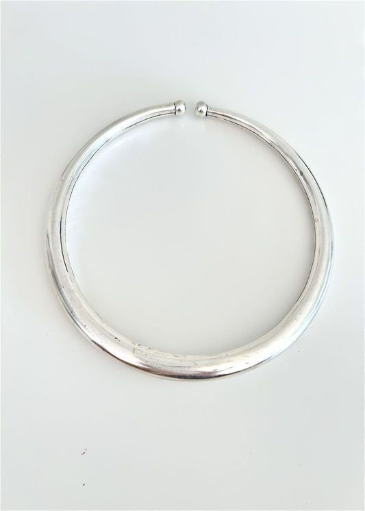 Choker plateado