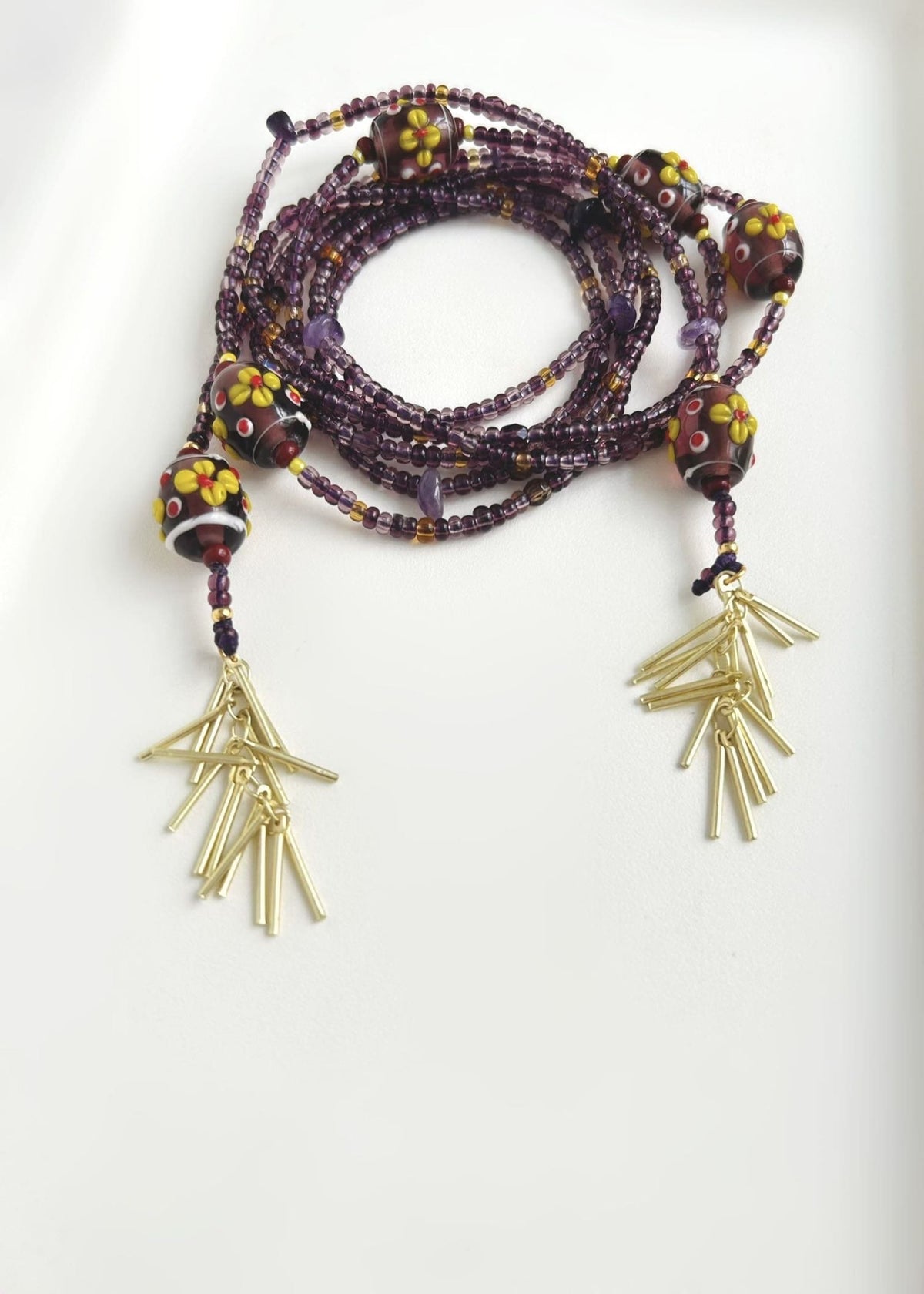Collar cristal extra largo
