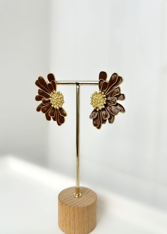 Pendientes flor