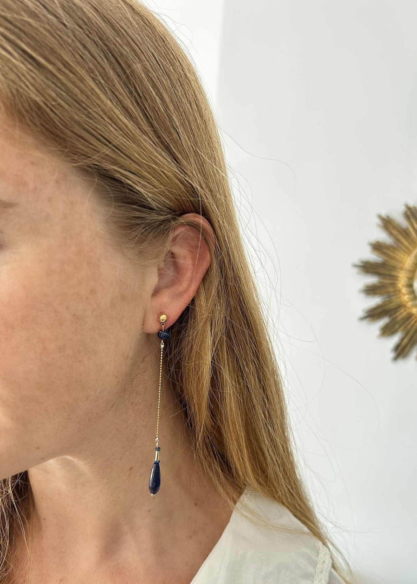 Pendientes lapislázuli