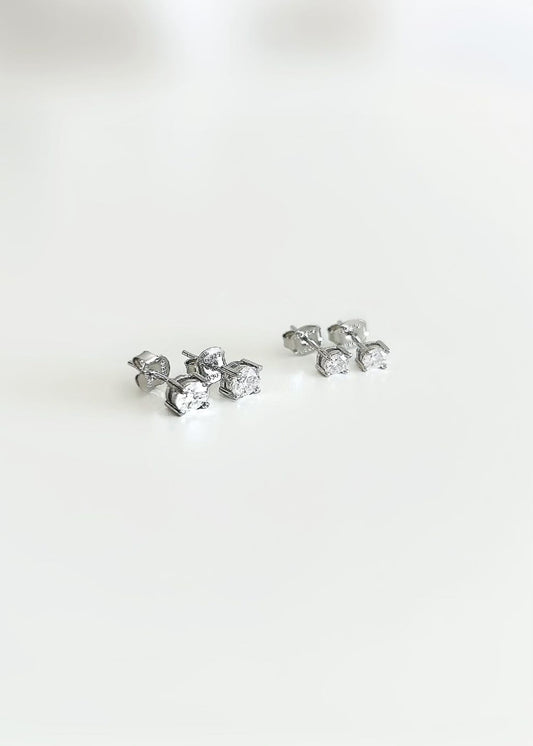 Pendientes Moissanita