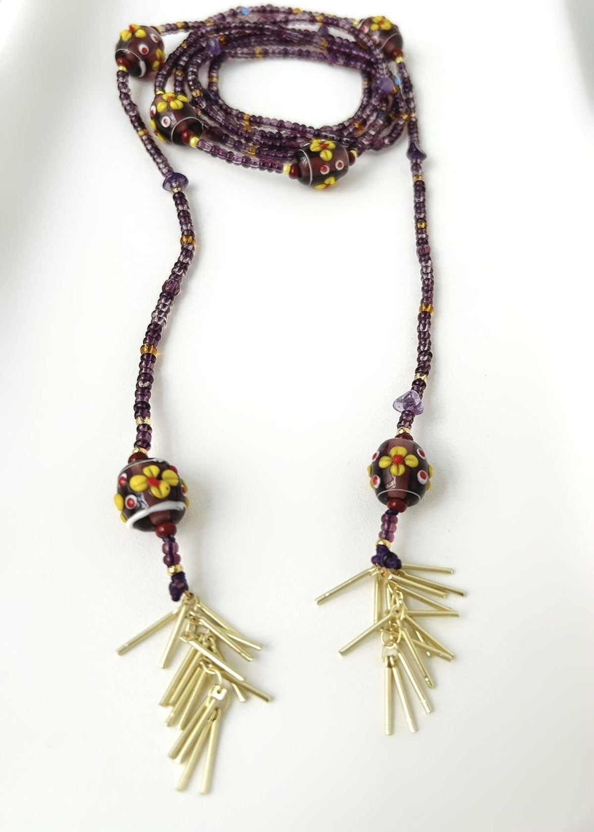 Collar cristal extra largo